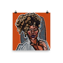 Load image into Gallery viewer, Blonde Pin Curls In Orange